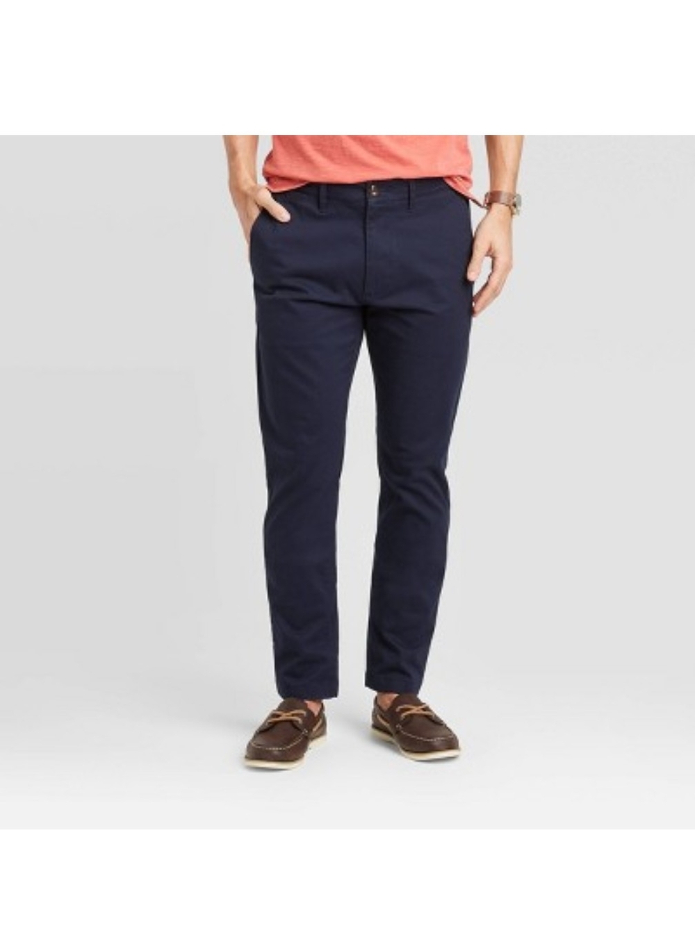Goodfellow & Co Navy Slim Stretch Chinos